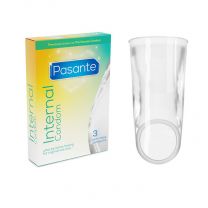 Pasante Internal Condom, naisten kondomi - lateksiton