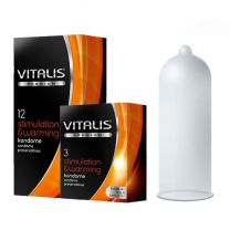 vitalis stimulation & warming kondomit